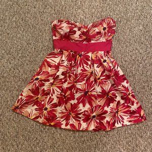 Twenty One Hot Pink Daisy Dress, Small